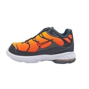 RARE Nike Orange & Black Tiger Stripe Air Max Baby Sneakers Unisex Size 2